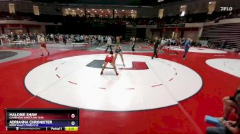 140 lbs Cons. Semi - Malorie Shaw, Claremore Wrestling Club vs Adrianna Chronister, River Valley Freestyle