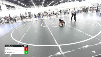 78 lbs Consolation - Apollo Brown, Grindhouse WC vs Analiyah Reveles, Silverback WC