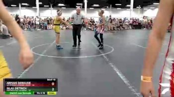 88 lbs Round 5 (8 Team) - Liam Brannon, U2 Upstate Uprising White vs Brody Mayfield, Mayfield Mat Academy