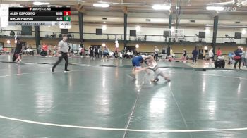 125 lbs Consi Of 8 #1 - Alex Esposito, Rider vs NIKOS FILIPOS, NAPS