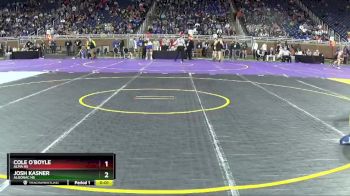 D3-175 lbs Cons. Semi - Josh Kasner, Algonac HS vs Cole O`Boyle, Alma HS