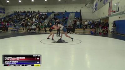 145 lbs Cons. Round 2 - Makayla Anderson, Victor Valley College vs Casey Otero, Cerritos College