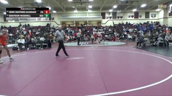 120 lbs Cons. Round 1 - Grayson Waddell, Solon vs Henri Martinez-Alvarado, South Tama County