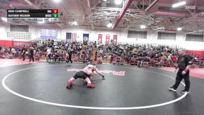 150 lbs Consi Of 8 #1 - Reid Campbell, Winnacunnet vs Kayden Wilson, Mascoma Valley