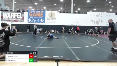 82 lbs Rr Rnd 1 - Jon Luke Austin, Steel Valley Renegades vs Boomba Coles, Revival Orange