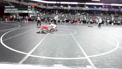 143 lbs Semifinal - Isaiah King, Branson WC vs Landon Herdic, Nyma
