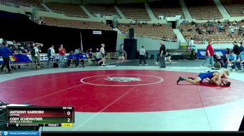 D3-132 lbs Quarterfinal - Cody Schexnyder, Estrella Foothills vs Anthony Garrobo, Safford