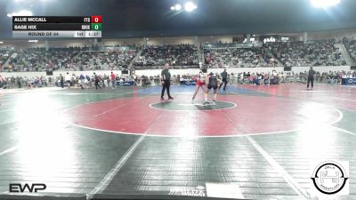 123 lbs Round Of 64 - Lexcie Batson, Broken Bow vs Autumn Belvin, Shawnee Wrestling