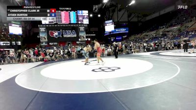 285 lbs Champ. Rd Of 64 - Christopher Clark Jr, OH vs Ayden Burton, IN