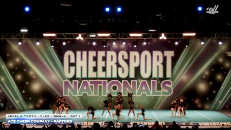 ACE Cheer Company - Raptors [2026 L2 Youth - Flex - Small Day 1] 2026 CHEERSPORT National All Star Cheerleading Championship