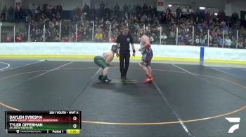 Quarterfinal - Tyler Offerman, Atlanta Youth WC vs Daylen Sybesma, Barry County Grapplers Association