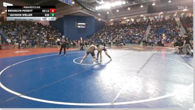 150 lbs Champ. Round 1 - Brooklyn Pickett, Mount St Joes vs Jackson Weller, Delran
