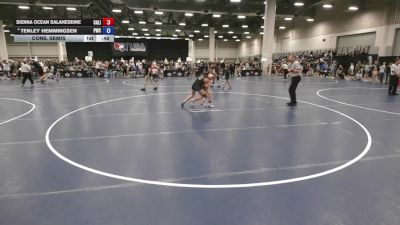 120 lbs Cons. Semis - Tenley Hemmingsen, Powerhouse Wrestling Club vs Sienna Ocean Salaheddine, California