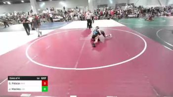 109 lbs Consi Of 4 - Gage Palace, Payson WC vs Jaxon Mackey, Log Lv