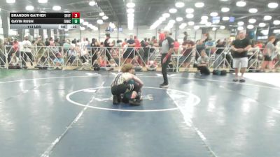 113 lbs Rr Rnd 3 - Brandon Gaither, Team Shutt Whittaker - HSB vs Gavin Rush, TNWC Black - HSB
