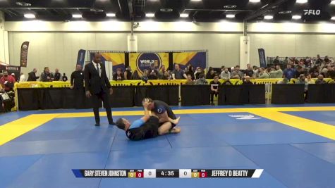 Jeffrey D Beatty vs Gary Steven Johnston 2024 World IBJJF Jiu-Jitsu No-Gi Championship