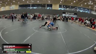 96 lbs Round 3 - Thomas Bault, Crossroads Wrestling vs Gavin Rawlins, New Kent WC