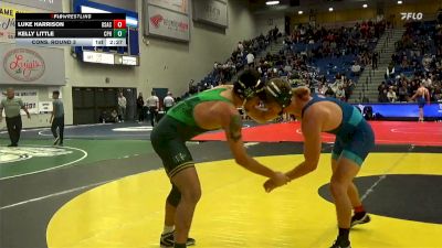 184 lbs Cons. Round 3 - Kelly Little, Cal Poly Humboldt vs Luke Harrison, Unattached-Sacramento City College