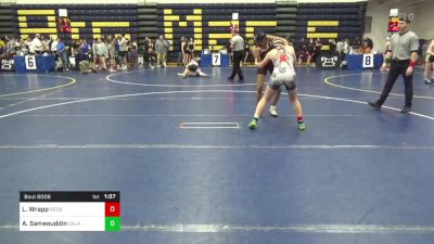 118 lbs Round Of 32 - Libby Wrapp, Redbank Valley vs Ayesha Sameeuddin, Delaware Valley