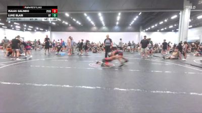 72 lbs Round 1 (4 Team) - Luke Blair, Well Trained vs Isaias Galindo, Backyard Brawlers Gold