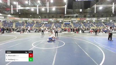 126 lbs Round Of 16 - Cruz Moncada, GJ Central vs Edward Hallberg, Mile High WC