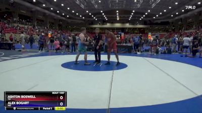 190 lbs Champ. Round 2 - Ashton Boswell, TN vs Alex Bogart, MO