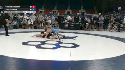 144 lbs Cons. Quarters - Drake Hooiman, Nevada vs Dale Corbin, Pennsylvania