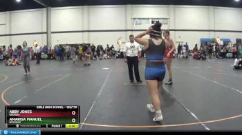 155 lbs Round 5 - Abby Jones, Georgia vs Amarisa Manuel, Michigan