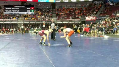 2A-120 lbs Cons. Round 2 - Chase Franklin, Okoboji/HMS vs Kaden Mitchell, Waukon