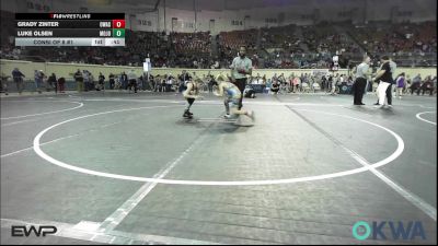 70 lbs Consi Of 8 #1 - Grady Zinter, Owasso Takedown Club vs Luke Olsen, Mojo Grappling Academy