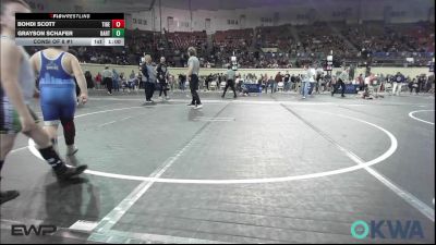 Consi Of 8 #1 - Bohdi Scott, Tiger Trained Wrestling vs Grayson Schafer, Bartlesville Wrestling Club