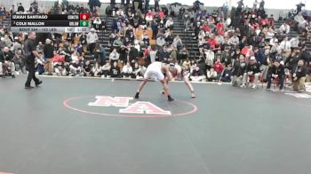 132 lbs Final - Izaiah Santiago, Central Catholic vs Cole Mallon, Greater Lawrence