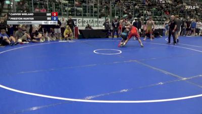 165 lbs Quarters - Carver Wieland, Immortal Athletics Wrestling Club vs Preston Hunter, Dubuque Wrestling Club