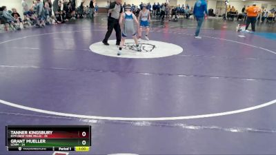 93 lbs Semis & 1st Wrestleback (8 Team) - Tanner Kingsbury, NYM (New York Mills) vs Grant Mueller, LCWM