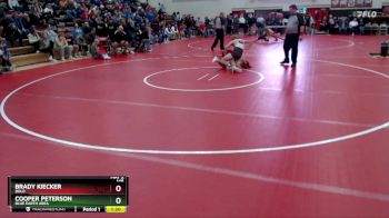 145 lbs Quarterfinal - Cooper Peterson, Blue Earth Area vs Brady Kiecker, BOLD