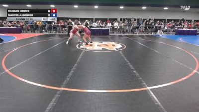 200 lbs Round Of 16 - Hannah Crowe, GA vs Marcella Bonner, FL