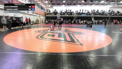 106 lbs Quarterfinal - Luca Stephens, Oak Park vs Joshua Laney, Ozark