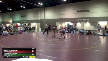 135 lbs Round 2 (16 Team) - Maeley Elsbury, Iowa Despicables vs Alexis Mazura, MXW - RAW