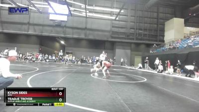 64 lbs 3rd Place Match - Teague Troyer, SlyFox Wrestling Academy vs Kyson Sides, WTC