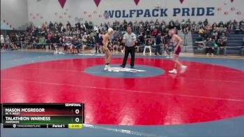 106 lbs Semifinal - Talatheon Warness, Aberdeen vs Mason McGregor, W. F. West