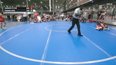 84 lbs Round 4 (6 Team) - Gunnar Flythe, Capital City WC vs Parker Topa, Team Tugman WC