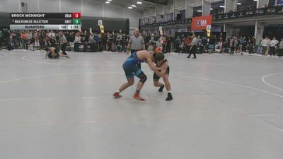 190 lbs Quarters - Brock Mcknight, Broken Arrow vs Maximus Baxter, Knights RTC