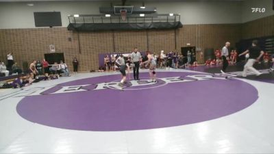 115 lbs Round 1 (6 Team) - Hunter Bolejack, Burns/Pine Bluffs vs Griggs Gardner, Saratoga Middle School