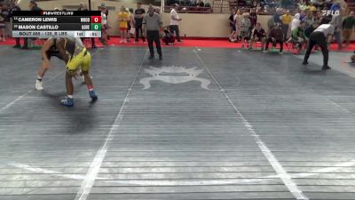 125_B lbs Consi Of 16 #2 - Cameron Lewis, Woodland Hills vs Mason Castillo, Governor Mifflin