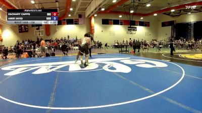 138 lbs Cons. Semi - Zachary Capps, NOVA Wrestling Club vs Amir Javid, Integrity Wrestling Club