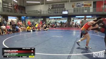 132 lbs Champ. Round 2 - Wilson Jamison, Wave Wrestling Club vs Julian Anthony, Icon Wrestling Club