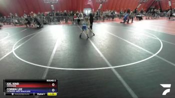 63 lbs Round 2 - Axl Kind, Wisconsin vs Corbin Lee, LaCrosse Area Wrestlers