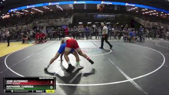 157 3A Quarterfinal - Nathaniel Cabrera, Osceola (Kissimmee) vs Jose Gutierrez, Doral Academy