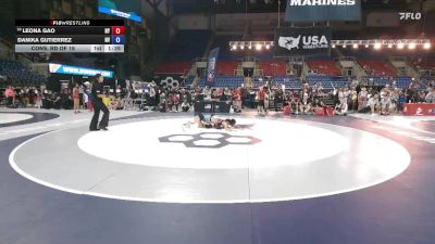 115 lbs Cons. Rd Of 16 - Leona Gao, NY vs Danika Gutierrez, NV