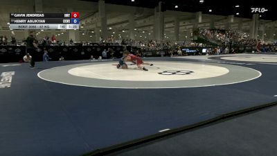 57 kg Champ. Rd Of 32 - Gavin Jendreas, Indiana RTC vs Henry Aslikyan, Cliff Keen Wrestling Club